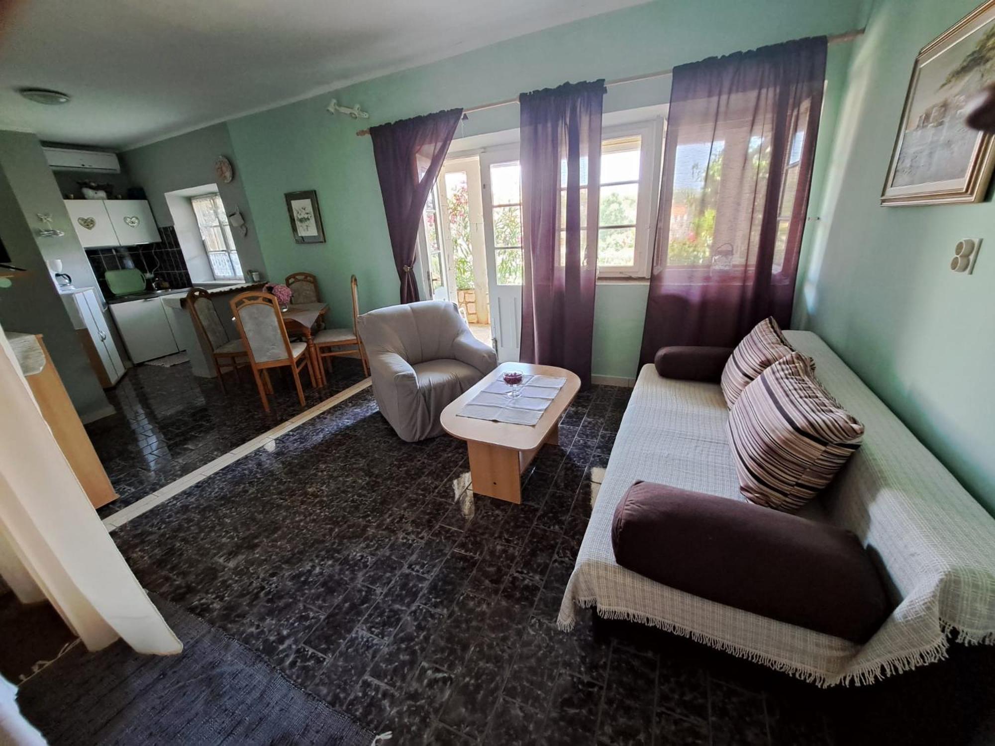 Apartmani Dusica Lumbarda Esterno foto